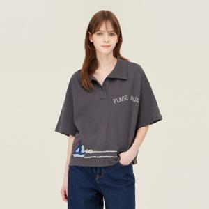베네통 카라 반팔 티셔츠 BATSF7531