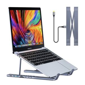 7in1 USB3.1 멀티허브 HUB-M48 노트북 휴대용 거치대 기능 포함 Choetech