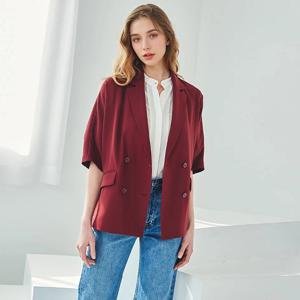 썸머 트렌디 더블버튼 자켓