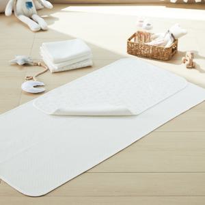 오가닉 코튼 리버시블 신생아 아기 방수패드 방수요 기저귀교환대 셋삼