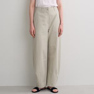 barrel linen blend pants (light khaki)