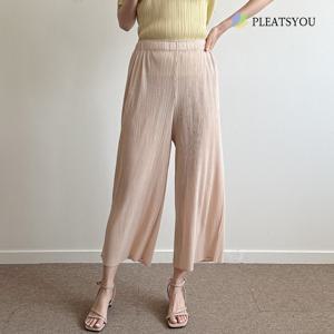 [최초가 99,000원] 데이엔 찰랑 플리츠 와이드 팬츠