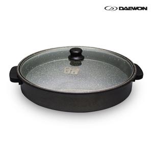 국산 4중 마블코팅 전기 피자팬 DW-1530 / 잔치팬 명절팬 전기그릴