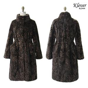 [최초가 1090000원] 진도 Klever 밍크 스크랩 브라운 밍크코트 (K2W1MC87_)
