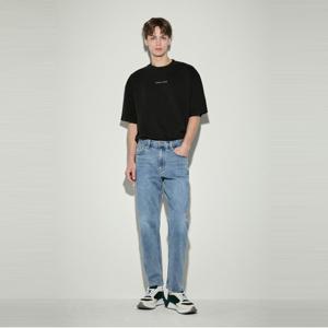 이삭 릴렉스 테이퍼드핏 라이트 인디고 데님 팬츠 (T32E1NET05TML11AB)