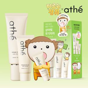 마루는강쥐 비건 릴리프 무기자차 선크림 70ml+20ml+7ml SPF50+ PA++++ 마루거울 기획세트