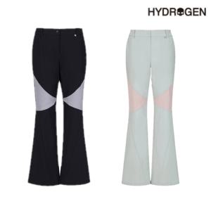[하이드로겐] 여성 우븐스트레치 배색형 부츠컷팬츠 H21D2PT422