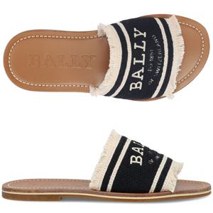 [명품] 비앙카 로고 BIANKA FLAT I901 6302817 샌들 슬리퍼