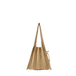 Lucky Pleats Knit S Starry Gold