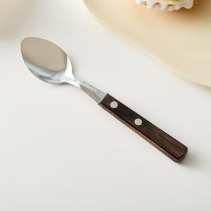 월넛 폴리우드 디저트스푼 170mm
