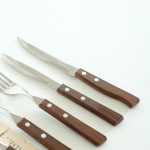 트레딕셔널 우드핸들 커트러리 스테이크나이프 5인치