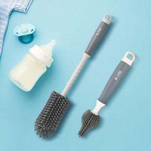 알티피아 납작모젖병솔세트 젖병브러쉬 실리콘세척솔 컵 젖꼭지 젖병솔 젖병세척솔 텀블러세척솔