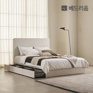 레시아 LED 헤링본 호텔형 침대 서랍형 Q/K 겸용(패널 2EA 포함) - 메트제외