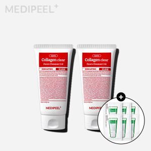 메디필(1+1)레드 락토 콜라겐 클리어 폼 클렌저 2.0 120ml 모공약알칼리성 (+증정 시카 클리어 4ml 6개)