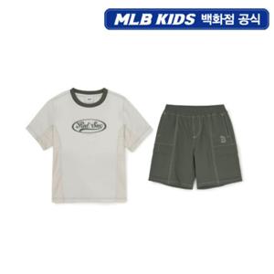 [MLB키즈PG] 아웃도어 티셔츠 세트 (7AS1B0253-43KAD)