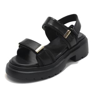 [세라]C25S001 청키 샌들  블랙 4CM