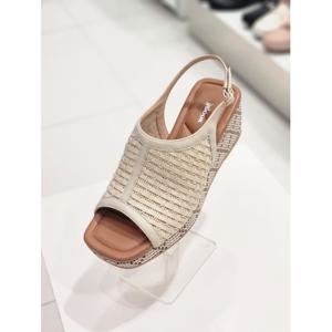 [무크] 여성 드레스 메쉬 경량 웨지 샌들7cm  522518ZY