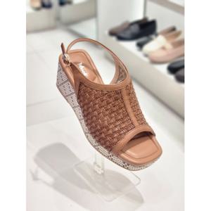[무크] 여성 드레스 메쉬 경량 웨지 샌들7cm  522518ZO
