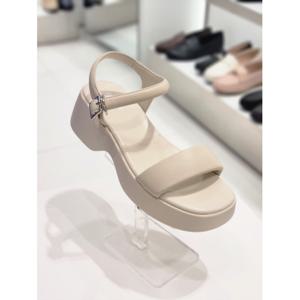 [무크] 여성 베이직한 통굽 샌들6CM 522502QY