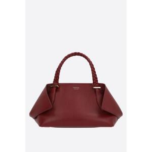 FERRAGAMO Scarf medium handbag in smooth leather 219865 002SCARFTHSBORGOGNA
