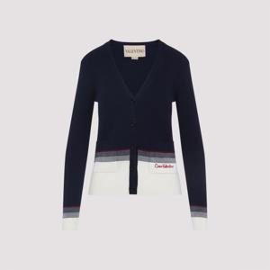 발렌티노 가라바니 가디건 7B3KA12A9GQ 0W6 NAVY BETULLA