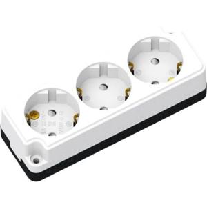 HOEC-3 현대일렉트릭노출콘센트 10EA 접지 3구/나사 자재
