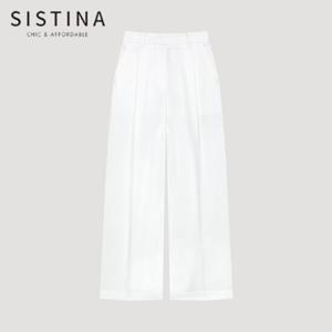 [SISTINA] 인기 하이 웨이스트 와이드 팬츠_AWWSLP21740_IV