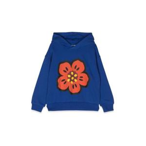 겐조 주니어 남아 블루 꽃 후드 K25837K_829