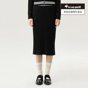 [르꼬끄공식] 여성 스웨터 슬림핏 케이블 스커트 (QQ122OST16)