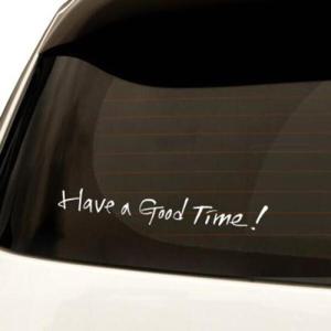 아트박스/원에이엠 1AM 자동차스티커 시크 Have a good time