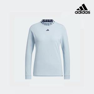아디다스골프 여성 FW 자카드 목 넥 L/S  여성 티셔츠 HY0926