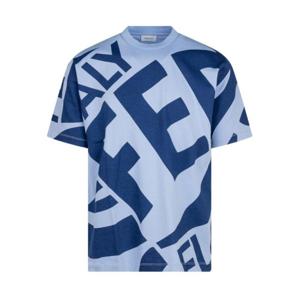살바토레 페라가모 반팔 티셔츠 122423 781244 OXFORD BLUE TEAL