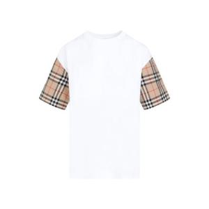 버버리 반팔 티셔츠 8042716 A1464 WHITE