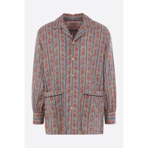 VALENTINO GARAVANI Voyage Imaginaire 프린트 디테일 코튼 파자마 셔츠 6V3ABQ65AN2QQX
