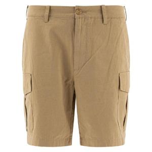VINCE. Cotton and linen cargo shorts M08162756388BLW