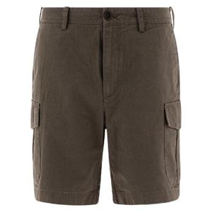VINCE. Cotton and linen cargo shorts M08162756389MNG
