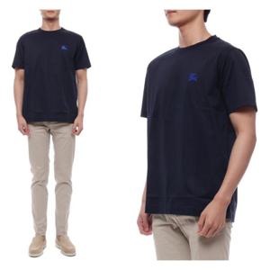 [버버리]25SS 남성 EKD 자수 반팔티셔츠 (8091396 NAVY 25S)