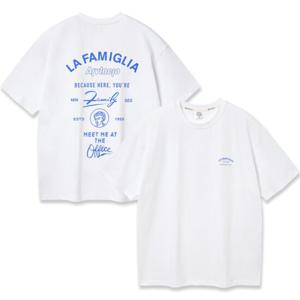 앨빈클로 LA FAMILGLIA 오버핏 반팔티 AST4786 (2 COLOR)