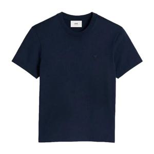 25SS 아미 하트 로고 반팔 티셔츠 나이트블루 BFUTS003 724 430