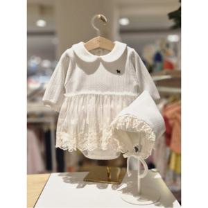 블루독베이비 10 25FW가을신상 (IV) SOFT 레이스 바디수트 (45A1360413)