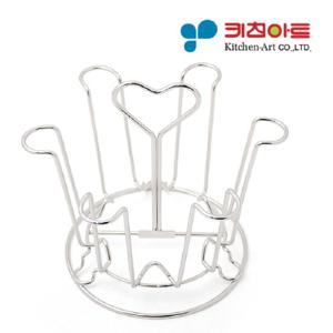 키친아트 원형 컵걸이 컵홀더 컵받침 컵건조대 걸이