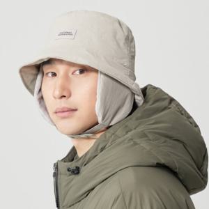 내셔널지오그래픽 N244AHA520 헤론 패디드 귀달이햇 BEIGE
