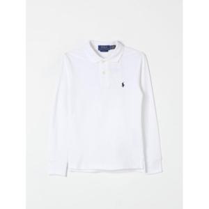 키즈 폴로 랄프로렌 폴로 셔츠 323708858 013 White