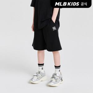 [MLB키즈 공식] 25SS 스티치 포인트 나일론 5부 팬츠 NY (Black) 7ASMB0253-50BK