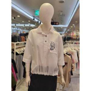 라티움(레포크) 세이브존03 라티움(레포크)카라주머니블라우스 AGE25-23BL59-43A