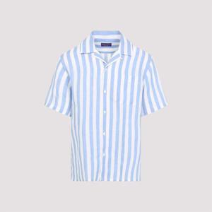 랄프로렌 퍼플라벨 긴팔 셔츠 790964254001 CORNFLOWER BLUE WHI