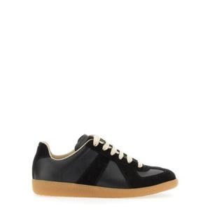 메종 마르지엘라 여성 블랙 REPLICA 로우탑 스니커즈 S58WS0109_P1895H6851