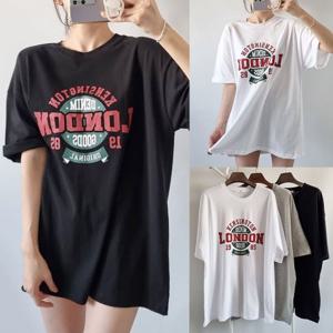 [아이우먼]위쉬몰 NS 런던빅프린팅박시티셔츠(U360H506) 빅사이즈