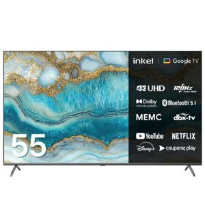 [인켈TV] 구글5.0 DLG120Hz 4K UHD 스마트TV 139cm(55인치) SU550CHD / 스탠드 설치배송