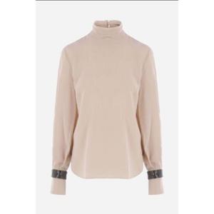 BRUNELLO CUCINELLI crepe de chine blouse MB993EK714C8561